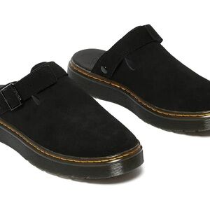 Dr. Martens Black Mules and Clogs with Thick Sole